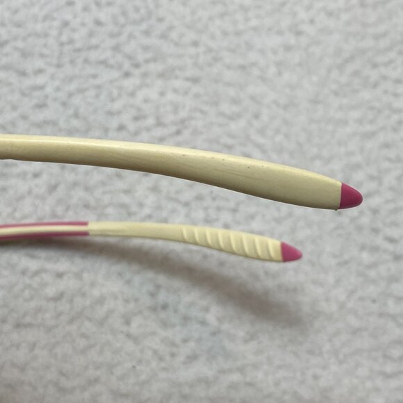 VINTAGE Bolle Microedge 10940 Sunglasses Pink / White Made In Italy - Picture 13 of 16